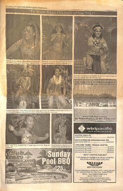 Te Mire Kapa (Dancer of the Year), Cook Islands News, Saturday 6 May, 2006.