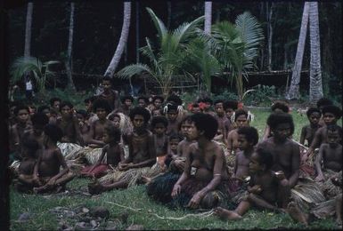 Meeting with village women to explain the campaign : D'Entrecasteaux Islands, Papua New Guinea, 1956-1959 / Terence and Margaret Spencer