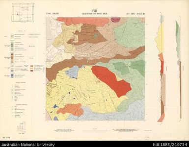 Fiji, Viti Levu, Geology of the Nandi Area, GS 250, Sheet 10, 1:50 000