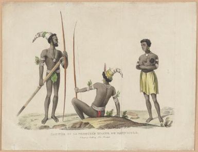 Natives of La Perouse's Island, or Mannicolo / H. O'Neill lith
