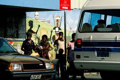 Papua New Guinea: Bus Stop