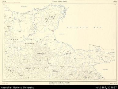 Papua New Guinea, Tufi, Road Inventory Series, Sheet 31, 1:250 000, 1967