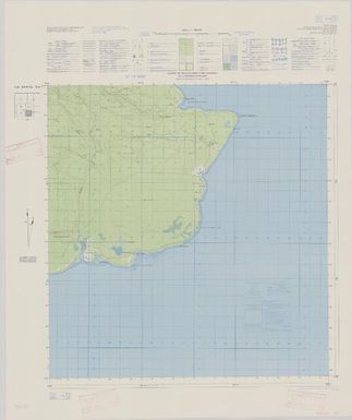 Carte de la Mélanésie-1:50 000 (type outre-mer).: Ile Efate SE