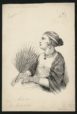 [Sellier, P] :Reine di Noukahiva, Iles Marquises. [1894?]