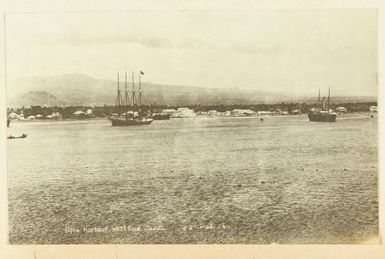 West end of Apia Harbour, Samoa. From the album: Skerman family album