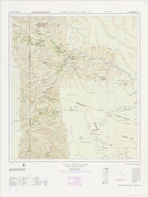 New Guinea, Border (special) 1:100,000 (sheet 4)