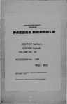 Patrol Reports. Northern District, Kokoda, 1958 - 1959