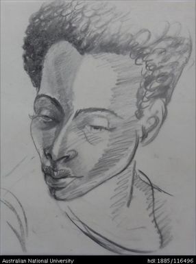 untitled [school girl from Daru]