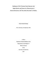 Calibration of CR-39 Nuclear Track Detectors with Alpha-Particles and Protons for a Measurement of Neutron Interactions with 7Be and the Primordial 7Li Problem