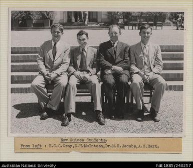 Australian Forestry School, New Guinea Students