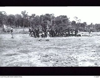 MAPRIK, NEW GUINEA, 1945. ONE OF A SERIES OF PHOTOGRAPHS PRODUCED IN THE HOUSE OF REPRESENTATIVES, CANBERRA, ACT, ON 1 JUNE 1945 BY THE RT HON A W FADDEN, LEADER OF THE AUSTRALIAN COUNTRY PARTY IN ..