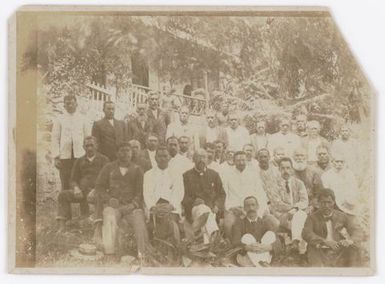 Group of men. From the album: Cook Islands