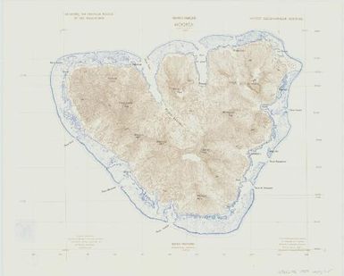 Polynesie Francaise : Moorea / Ministere des travaux publics et des transports, Institut geographique national