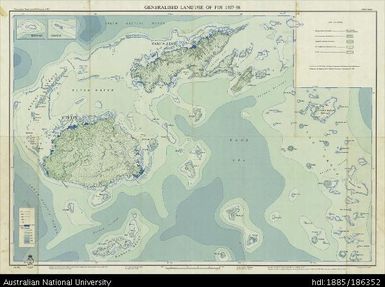Fiji, Generalised Land Use of Fiji 1957-58, Land Use, , 1961, 1:760 320