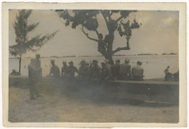 [Servicemen at Liberty Beach, Saipan]