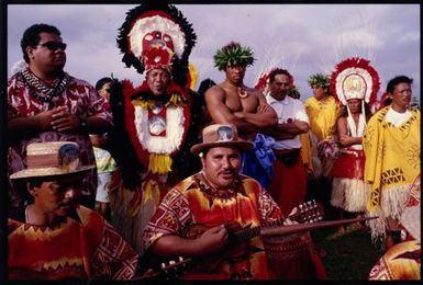 South Pacific Festival of the Arts, Apia, 1996. Tahitian performers