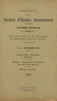 Bulletin de la Société des Études Océaniennes numéro 04