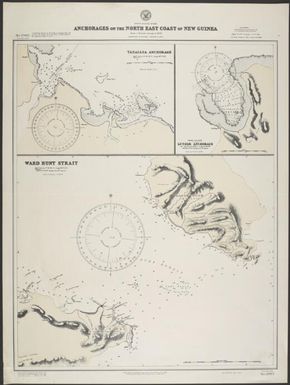 Anchorages on the north east coast of New Guinea : from a British survey in 1885 / Hydrographic Office, U.S. Navy