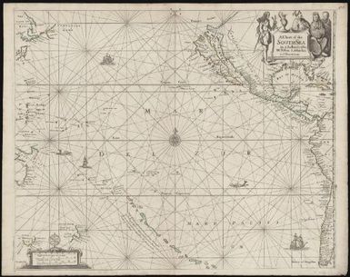 A chart of the South Sea / by J. Seller, J. Colson, W. Fisher, J. Atkinson & J. Thornton ; Dundee, sculp