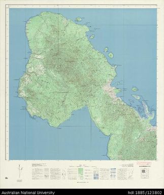 Vanuatu, Malakula, Ile Malekoula N.O. (North-west), 1968, 1:50 000