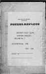 Patrol Reports. East Sepik District, Ambunti, 1960 - 1962