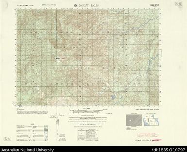 Papua New Guinea Bougainville, Mount Balbi, Series X713, Sheet 6840 III, 1:50 000, 1967