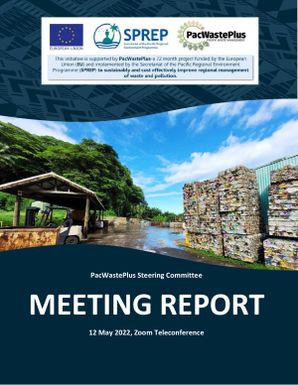 PacWastePlus Steering Committee Meeting Report, 12 May 2022