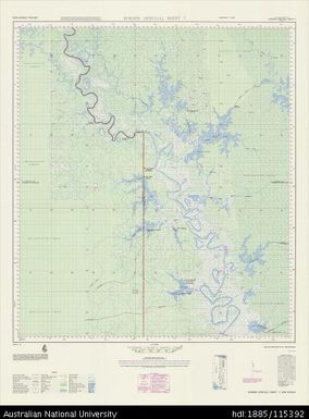 Papua New Guinea, Border (Special), Sheet 7, 1966, 1:100 000