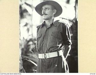 SIAR, NEW GUINEA. 1944-06-23. VX4299 MAJOR W.S. CUDDON, SECOND IN CHARGE, 57/60TH INFANTRY BATTALION