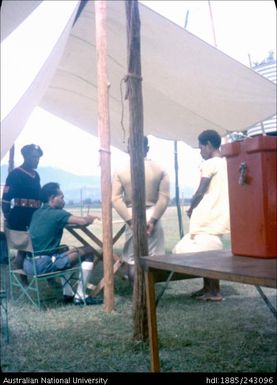 People at the election