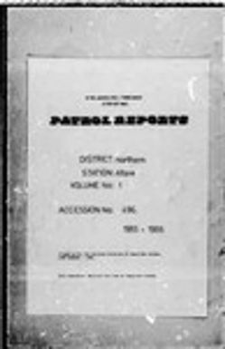 Patrol Reports. Northern District, Afore, 1965 - 1966