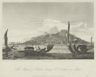 The island of Otaheite, bearing SE. distant one league / engraved by George Cooke