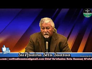 Pt. 2 of Su'efuaina Setu Suasua. 2/7/20