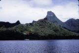 French Polynesia, landscape and mountains of Moorea Island