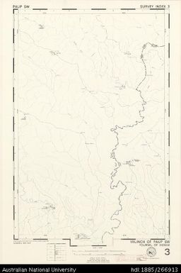Papua New Guinea, Paup SW, Survey Index 3, 1:50 000, 1974