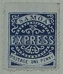 Stamp: Samoan One Penny