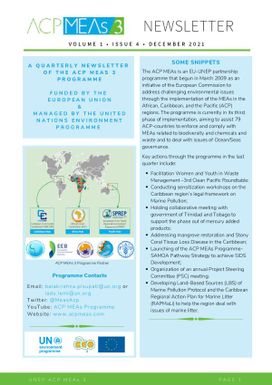 ACP MEAs 3 : Quarterly Newsletter Volume 1. Issue 4, December 2021