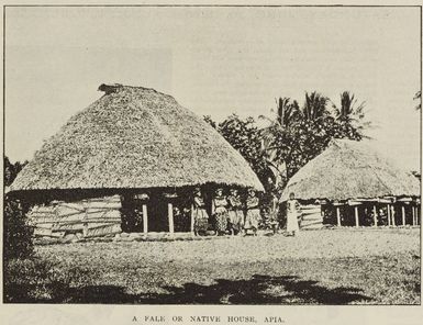 A fale or native house, Apia