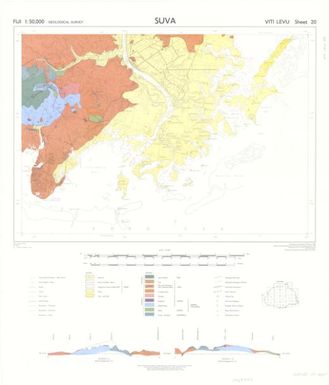 [Geology of Fiji] 1:50,000 series: Suva (Sheet Viti Levu 20)