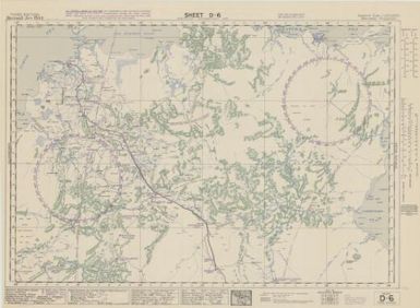 Australian aeronautical map (Sheet D6)