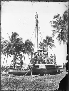‘alia (double hulled sailing canoe) named Fa'a'inaelo
