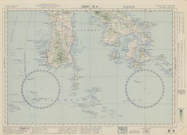 Australian aeronautical map (Sheet B4)