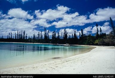 New Caledonia - white sand beach near Ouré Hotel