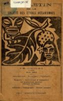 Bulletin de la Société des Études Océaniennes numéro 95