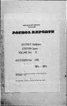 Patrol Reports. Northern District, Ioma, 1964 - 1965