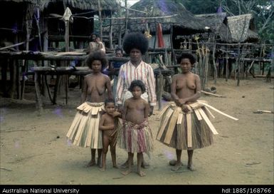 Nearby villages of Gemo and Galupo -Councillor and two of his four wives, Gemo