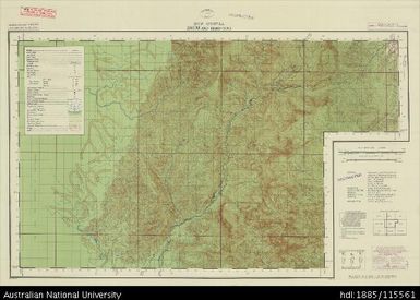Papua New Guinea, Southern New Guinea, Baum and Biaru (N.W.), 1 Inch series, Sheet 3515, 1943, 1:63 360