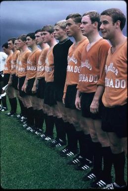 [Dallas Tornado Soccer Team in Suva, Fiji, February 1968]
