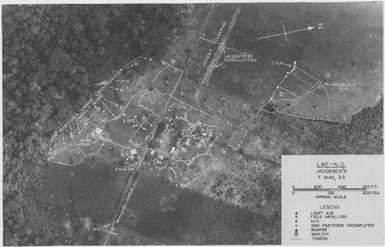 [Aerial photographs relating to the Japanese occupation of Lae, Papua New Guinea, 1943] (81)