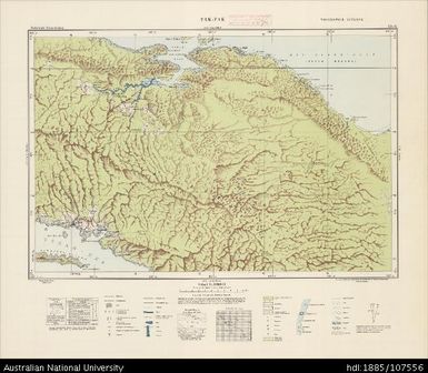 Indonesia, Western New Guinea, Fak-Fak, Series: Nederlands-Nieuw-Guinea, Sheet 13-G, 1958, 1:100 000